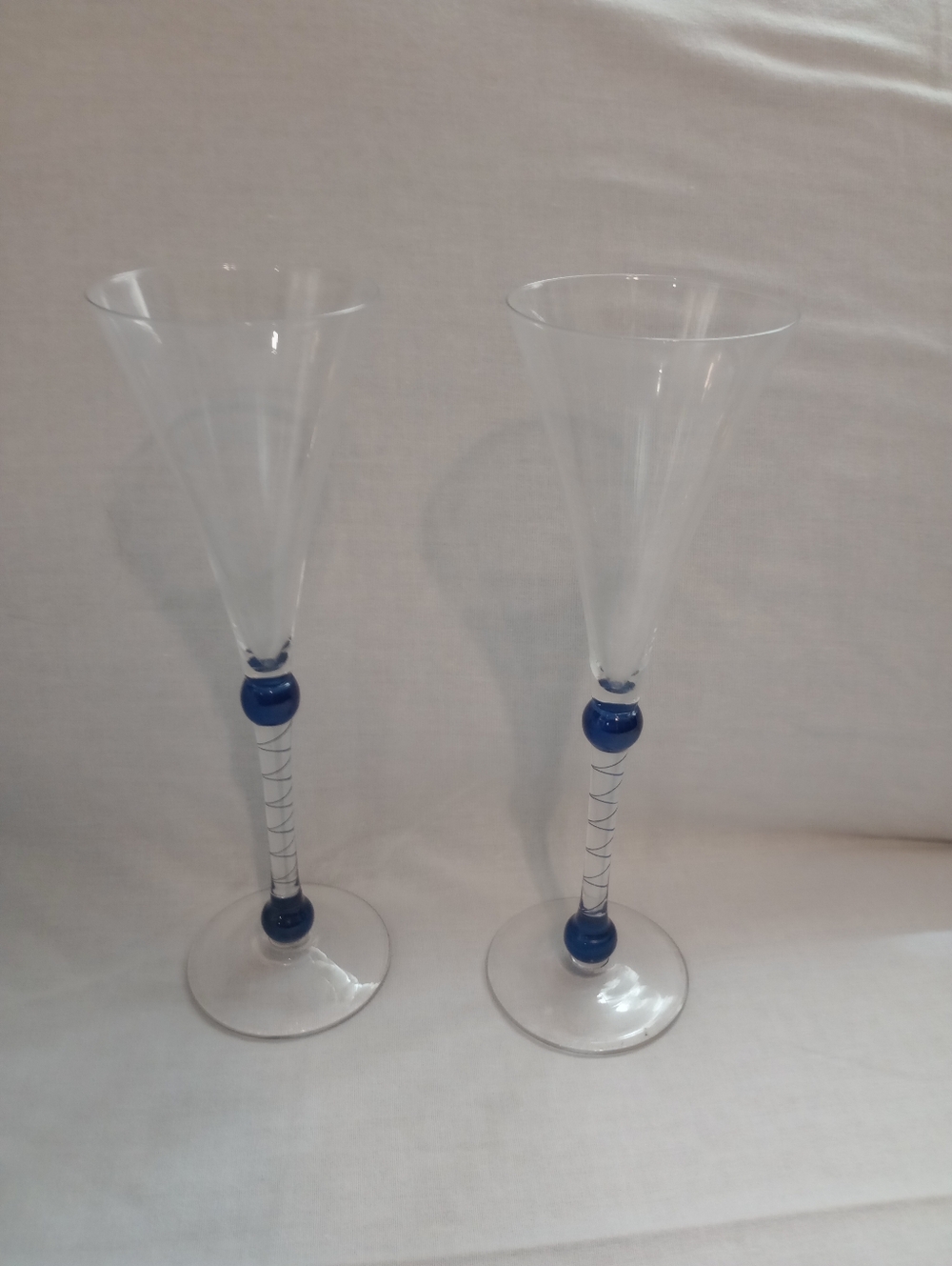 Martini & Rossi Asti Millennium 2000 Champagne Flutes-Set Of 2